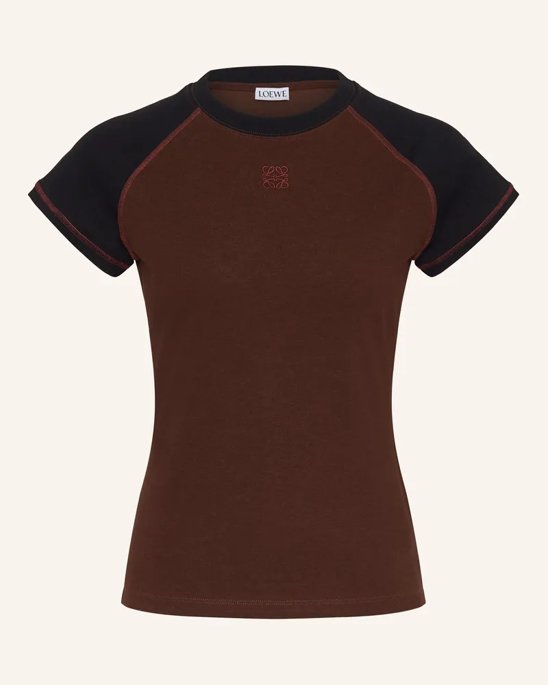 Loewe T-Shirt Dunkelrot
