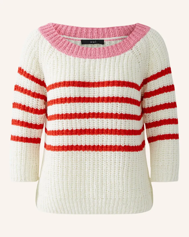 Oui  Pullover Weiss