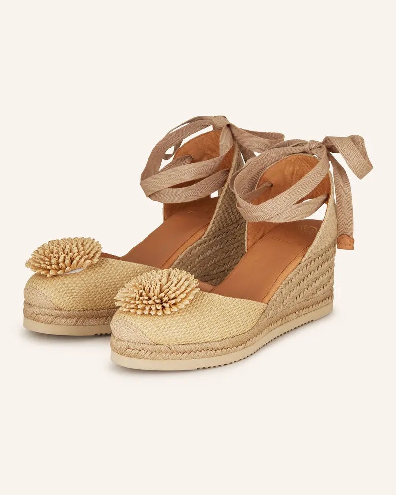 Unisa Plateau-Wedges CECIL Beige