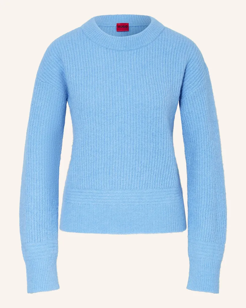 HUGO BOSS Pullover SCEVANU Hellblau