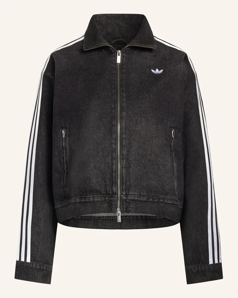 adidas Jeansjacke Denim Firebird schwarz Schwarz