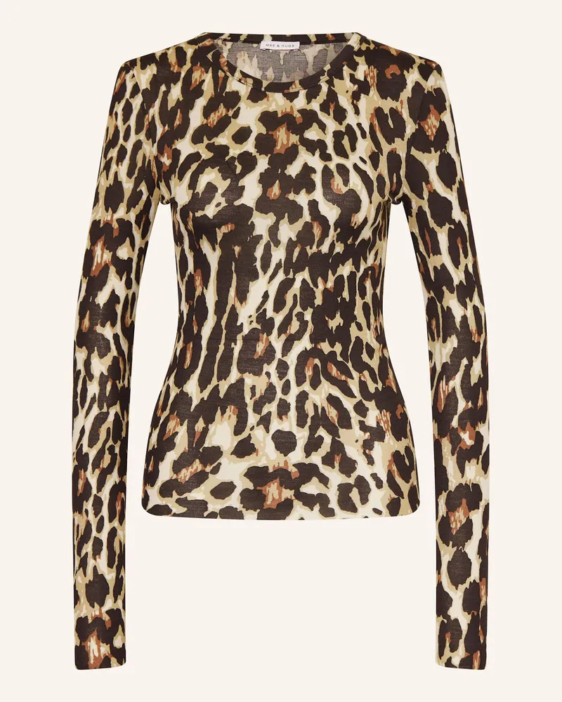 Mrs & HUGS Longsleeve Schwarz