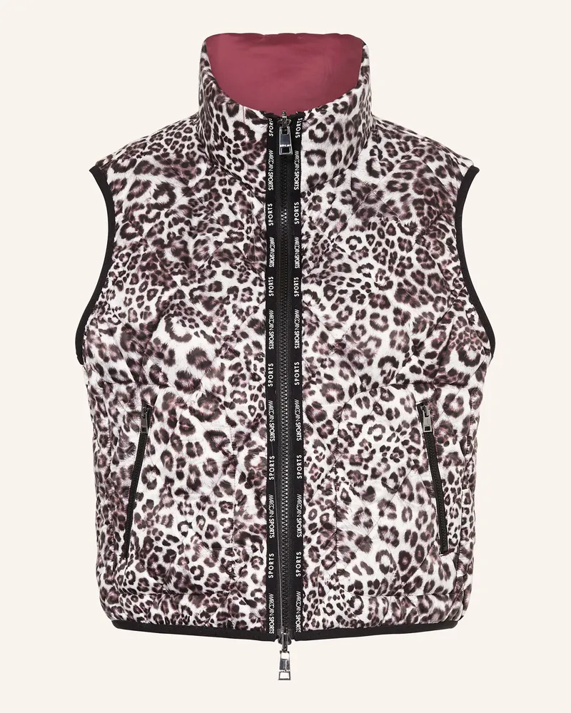 Marc Cain Steppweste Zum Wenden rot Fuchsia
