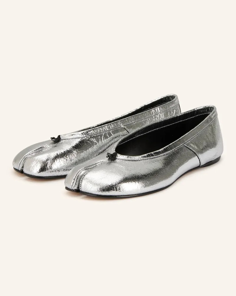 Maison Margiela Ballerinas Tabi silber Silber