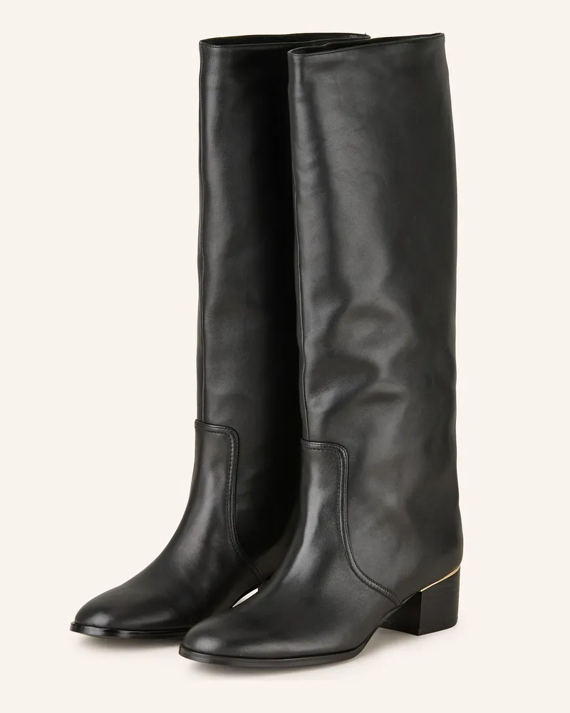 Lola Cruz Stiefel schwarz Schwarz