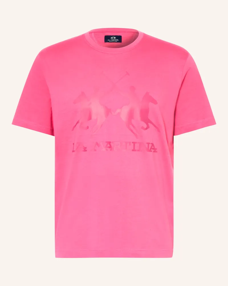 La Martina T-Shirt pink Pink