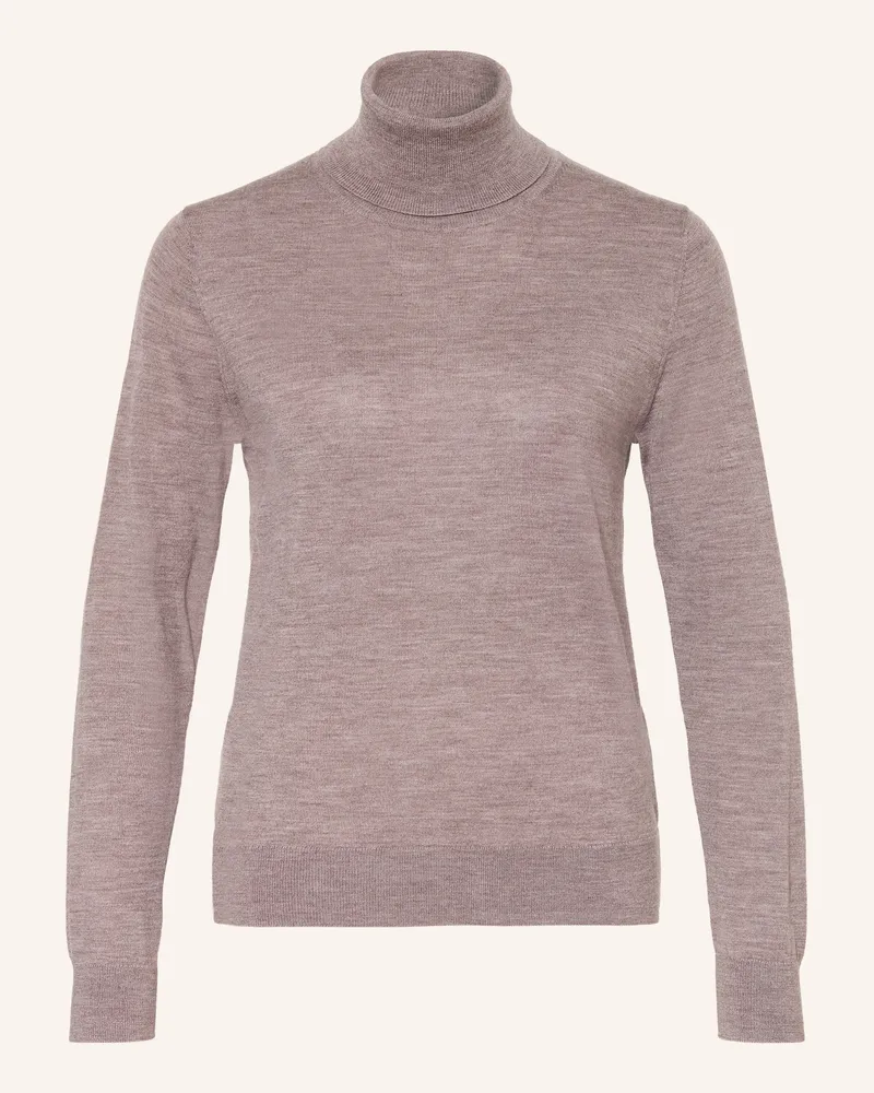 Darling Harbour Rollkragenpullover braun Stone