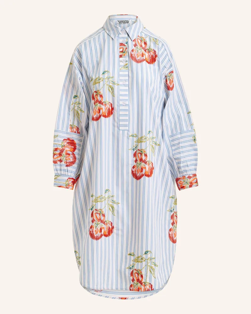 Essentiel Hemdkleid IHORTLAND Blau