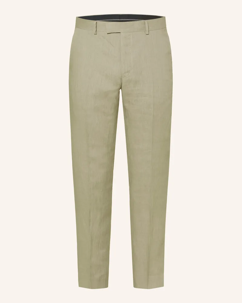 Tiger of Sweden Anzughose Tenuta Slim Fit Aus Leinen gruen 03d