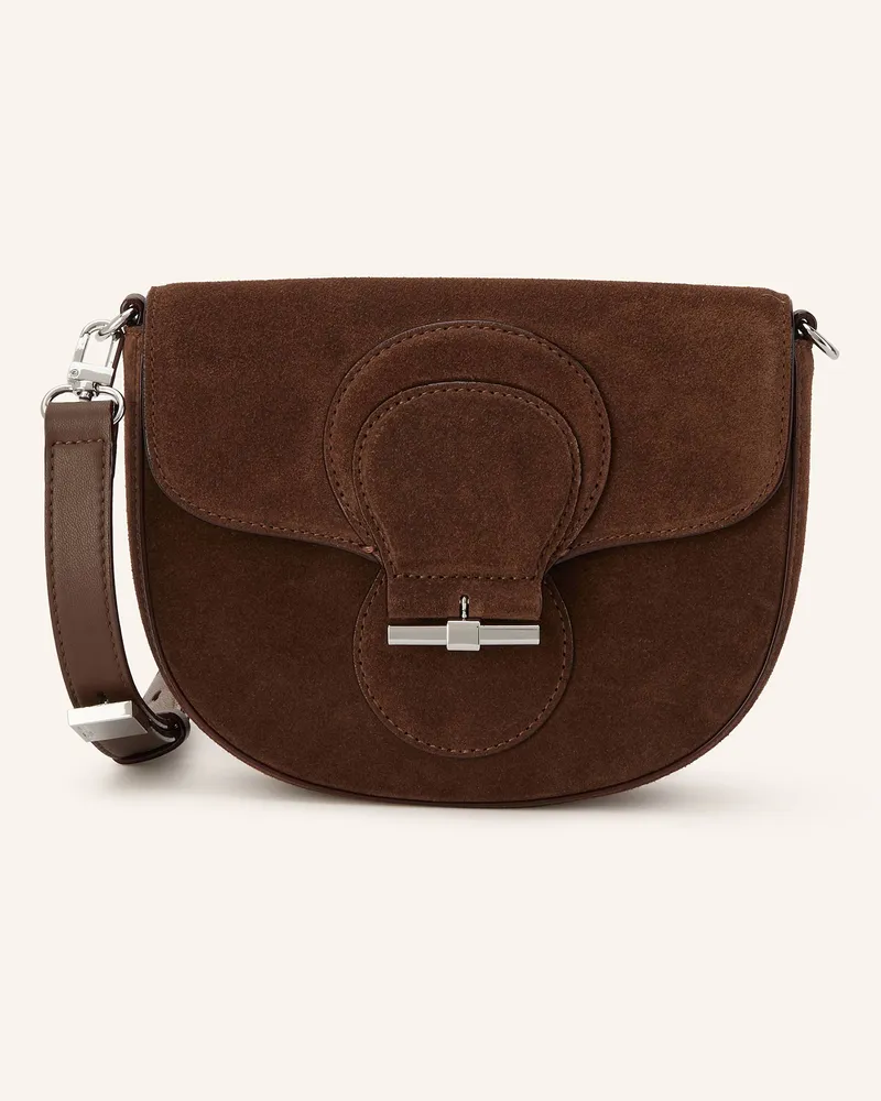 Marc Cain Umhängetasche braun Dunkelbraun