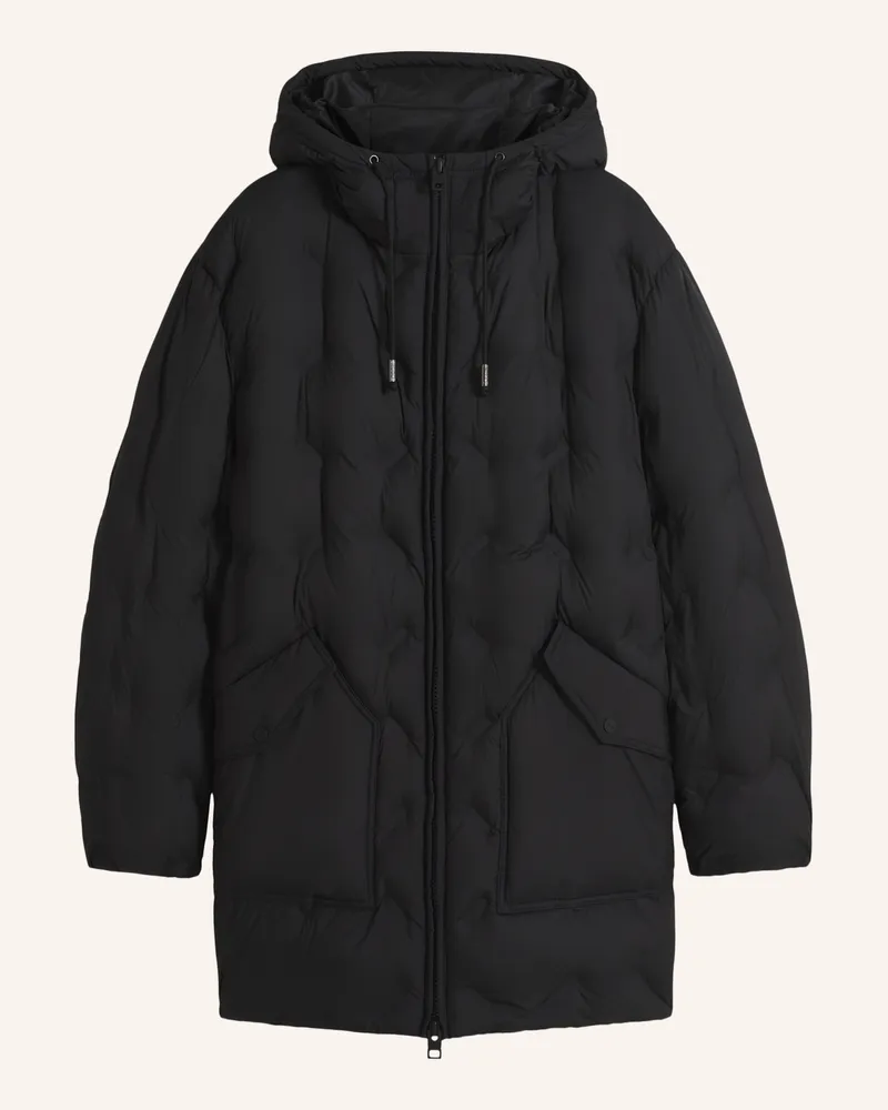 HUGO BOSS Mantel marbos2641 Regular Fit schwarz Schwarz
