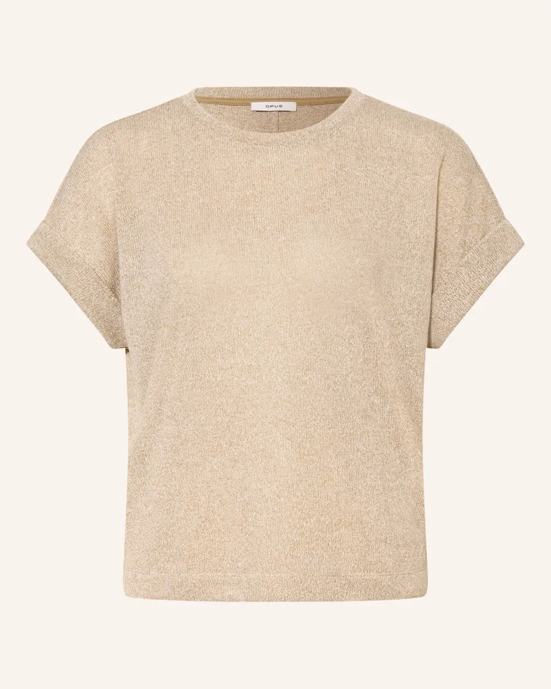 OPUS Strickshirt Sokuna beige Beige