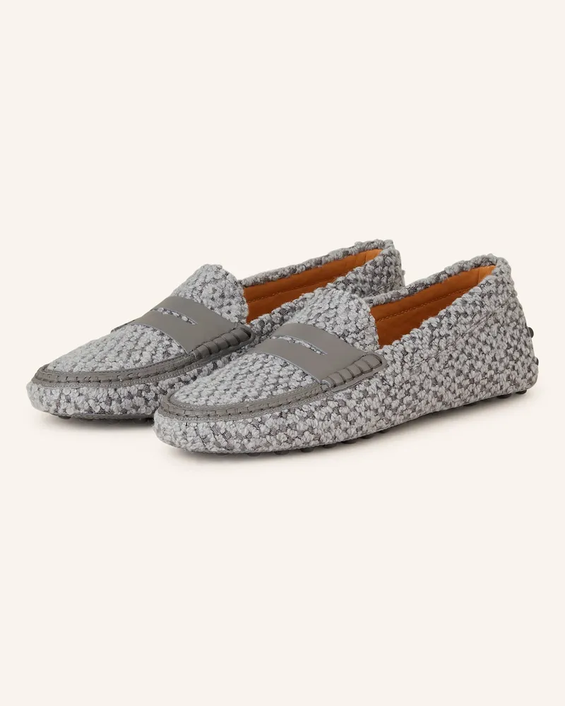 TOD'S Mokkassins GOMMINO Grau