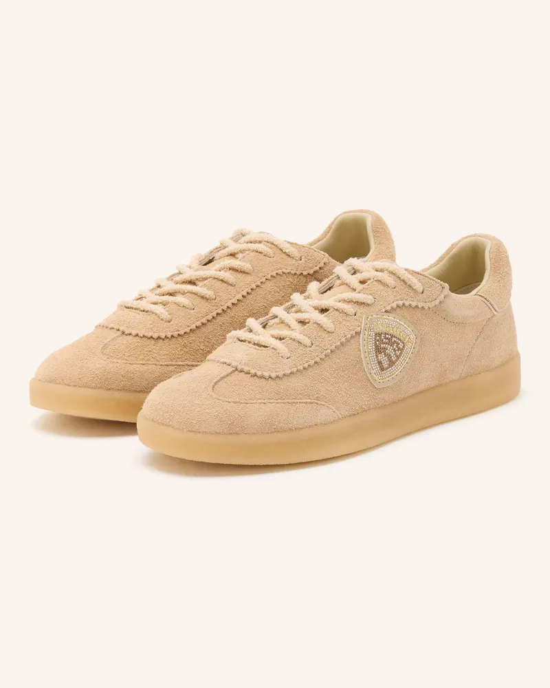 Blauer Sneaker Aurora Mit Schmucksteinen beige Beige