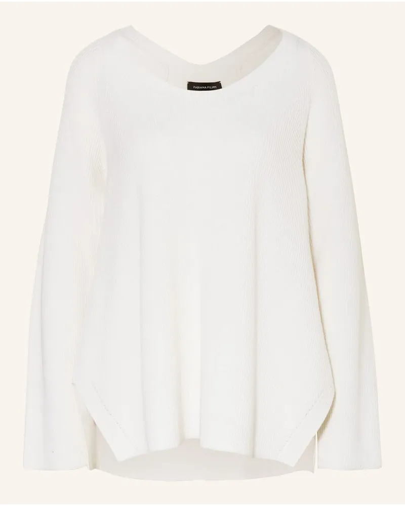 Fabiana Filippi Oversized-Pullover Weiss