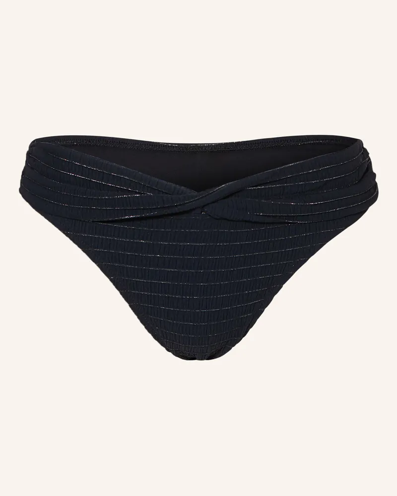 watercult Basic-Bikini-Hose Afterlight Mit Glitzergarn schwarz Schwarz