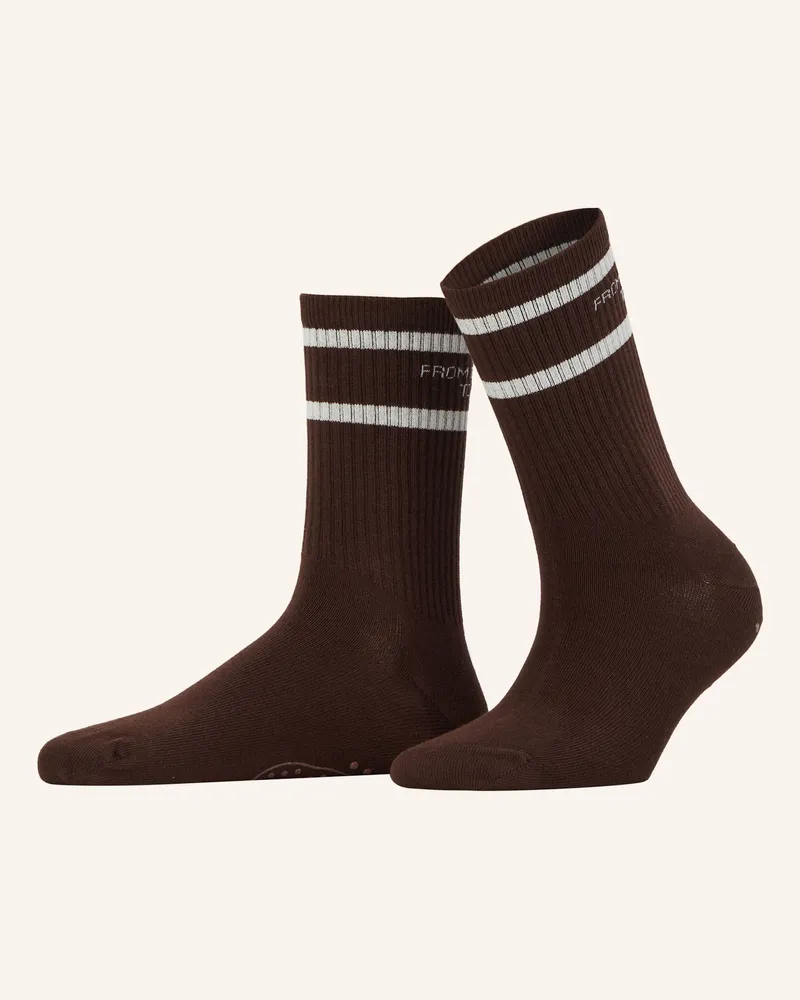ba&sh Stoppersocken SHANTI Brown