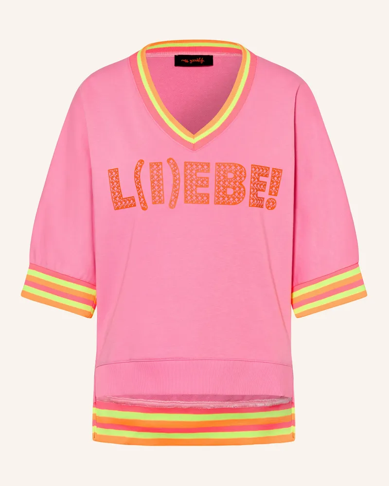 Miss Goodlife Sweatshirt Mit 3/4-Arm rosa Pink