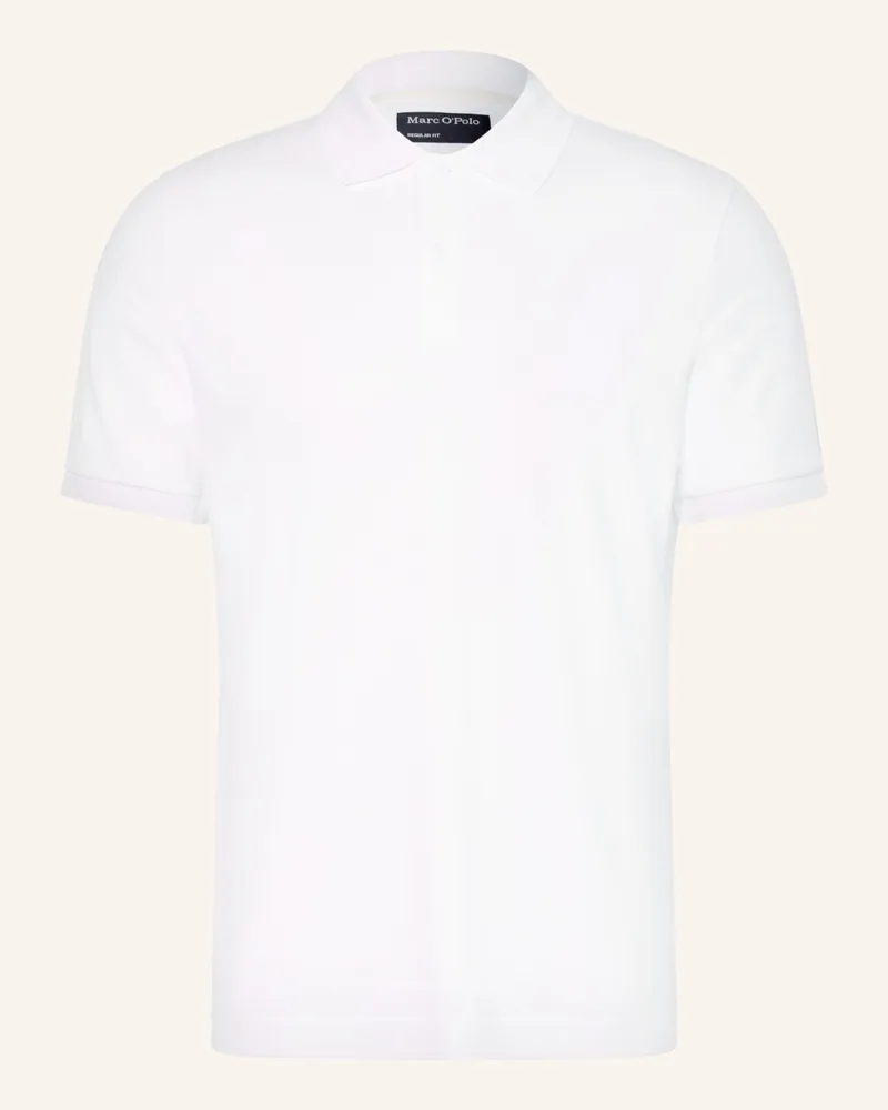 Marc O'Polo Piqué-Poloshirt Regular Fit weiss Weiss