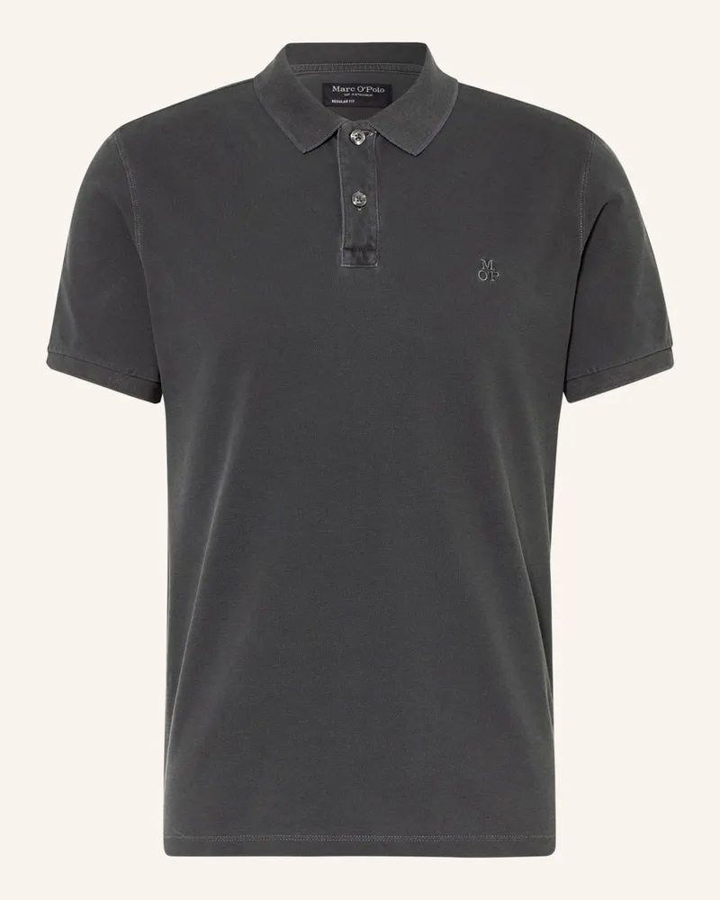 Marc O'Polo Piqué-Poloshirt Regular Fit Grau