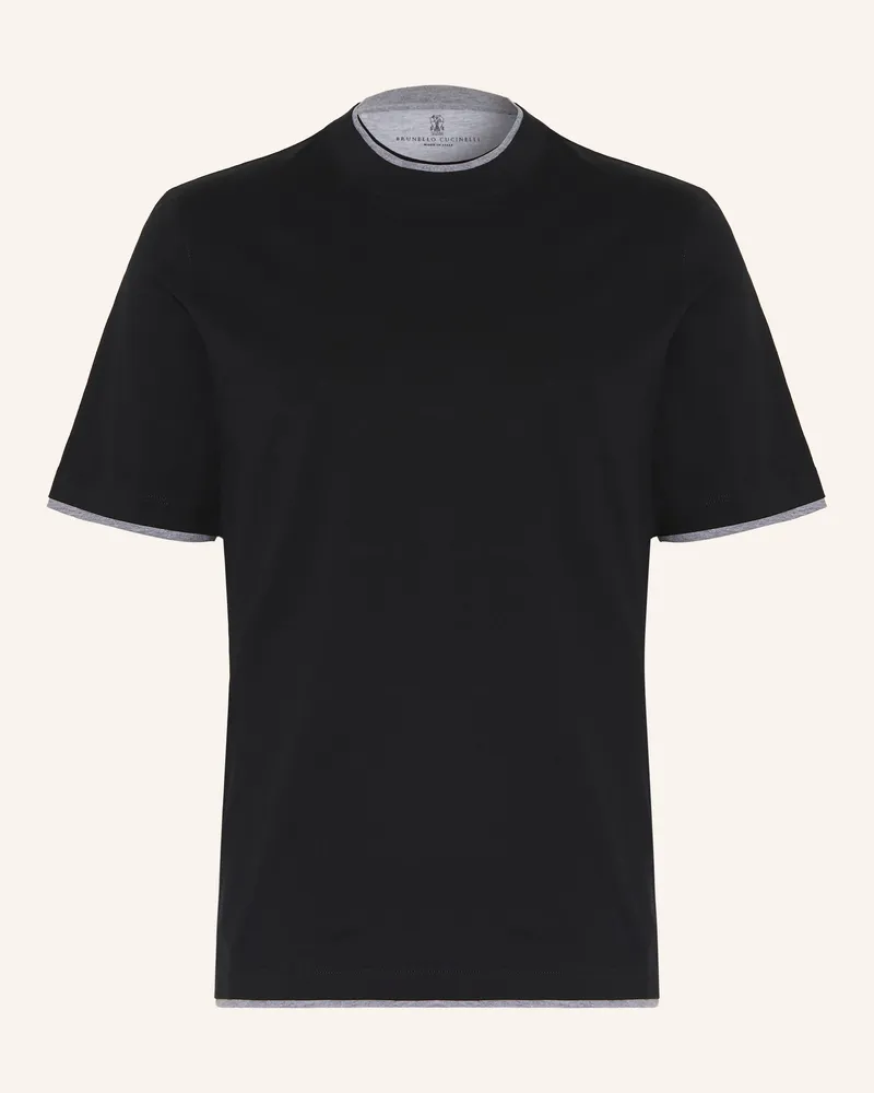 Brunello Cucinelli T-Shirt Schwarz