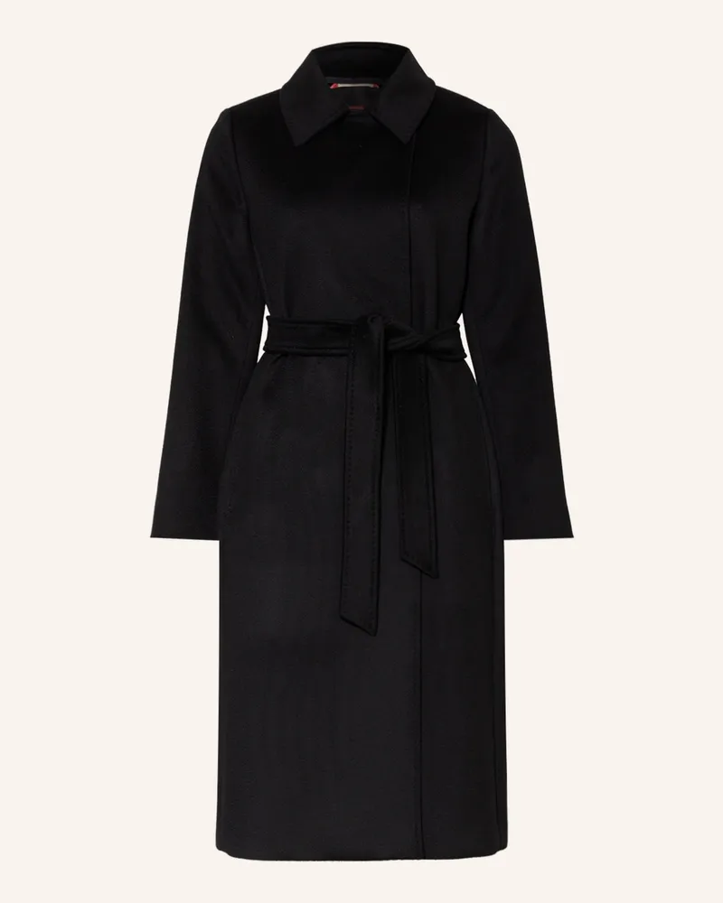 Max Mara Wollmantel Bcollag schwarz Schwarz