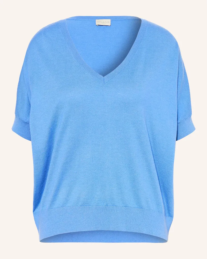 Milano Italy Strickshirt Blau