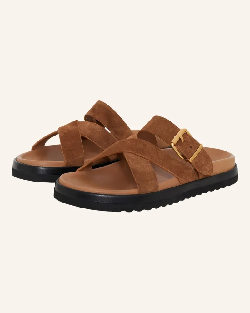 Gerard Darel Sandale Jean braun Camel