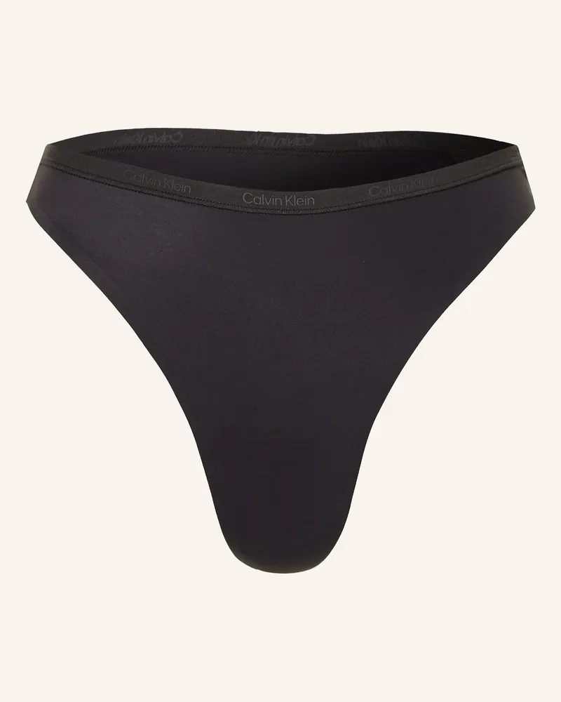 Calvin Klein String PERFECTLY FIT Schwarz