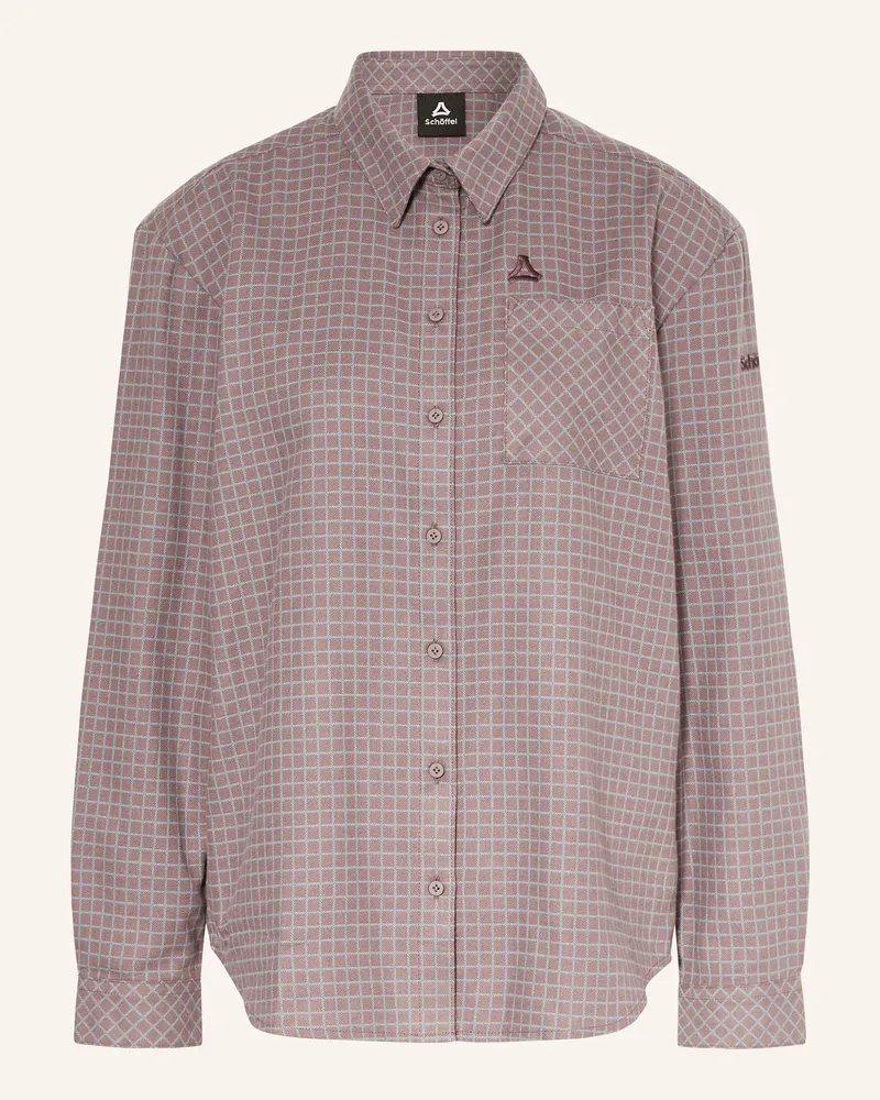 Schöffel Outdoor-Bluse BOYOMA aus Flanell Braun