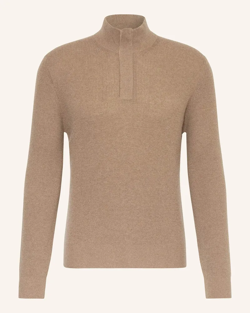 Canali Troyer aus Merinowolle Beige