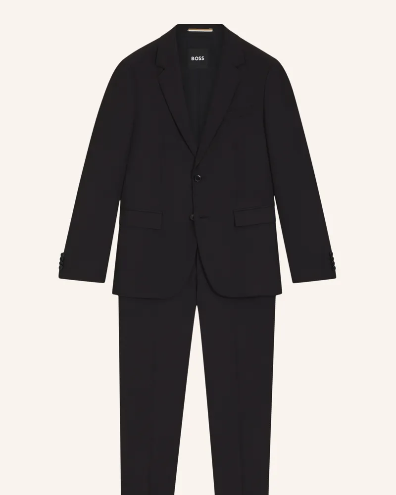 HUGO BOSS Business Anzug H-HOUSTON-2PCS-252 Slim Fit Dunkelrot