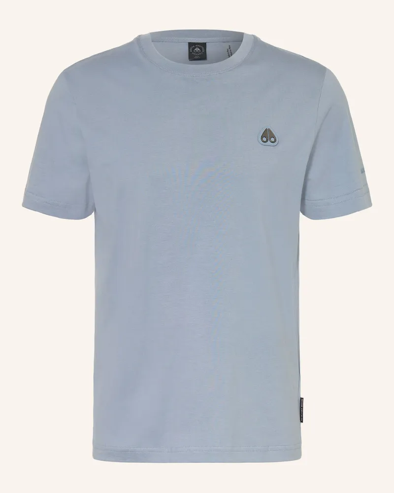 Moose Knuckles T-Shirt Crescent blau Blaugrau