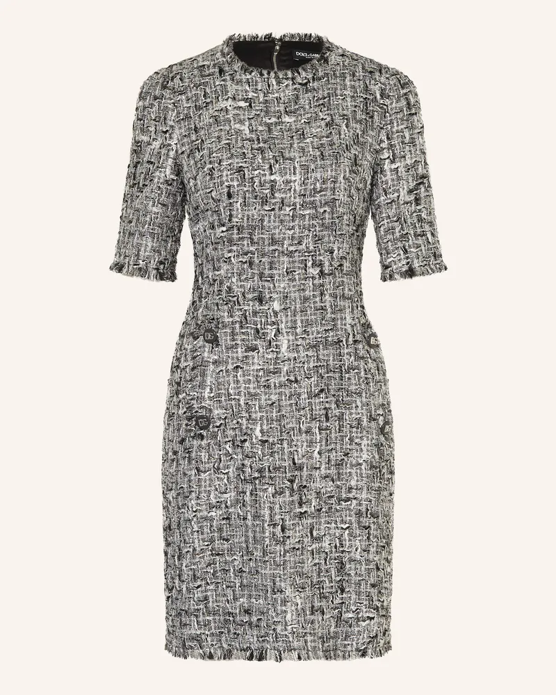 Dolce & Gabbana Bouclé-Kleid RACHEL Schwarz