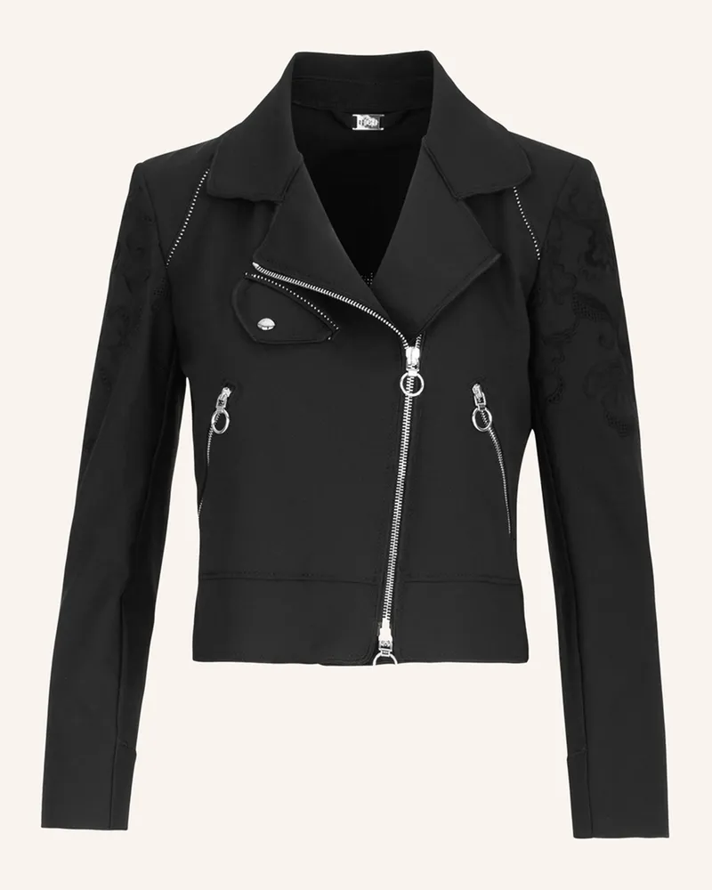 HIGH Bikerjacke OBLIQUE Schwarz