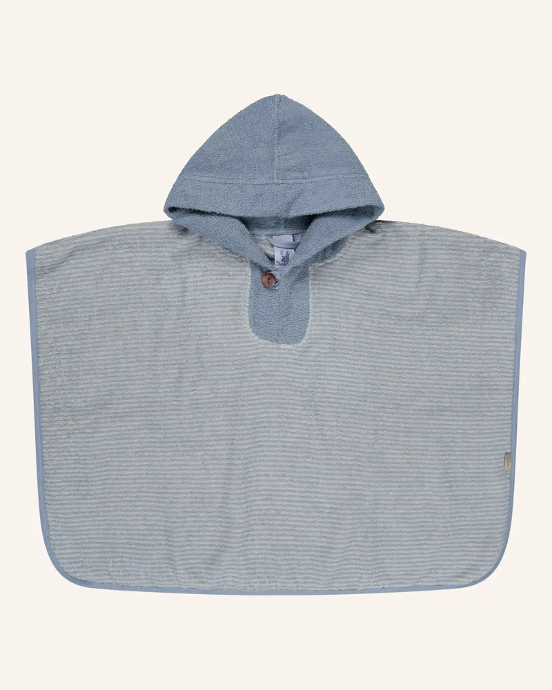 Sterntaler Badeponcho Filou blau Hellblau