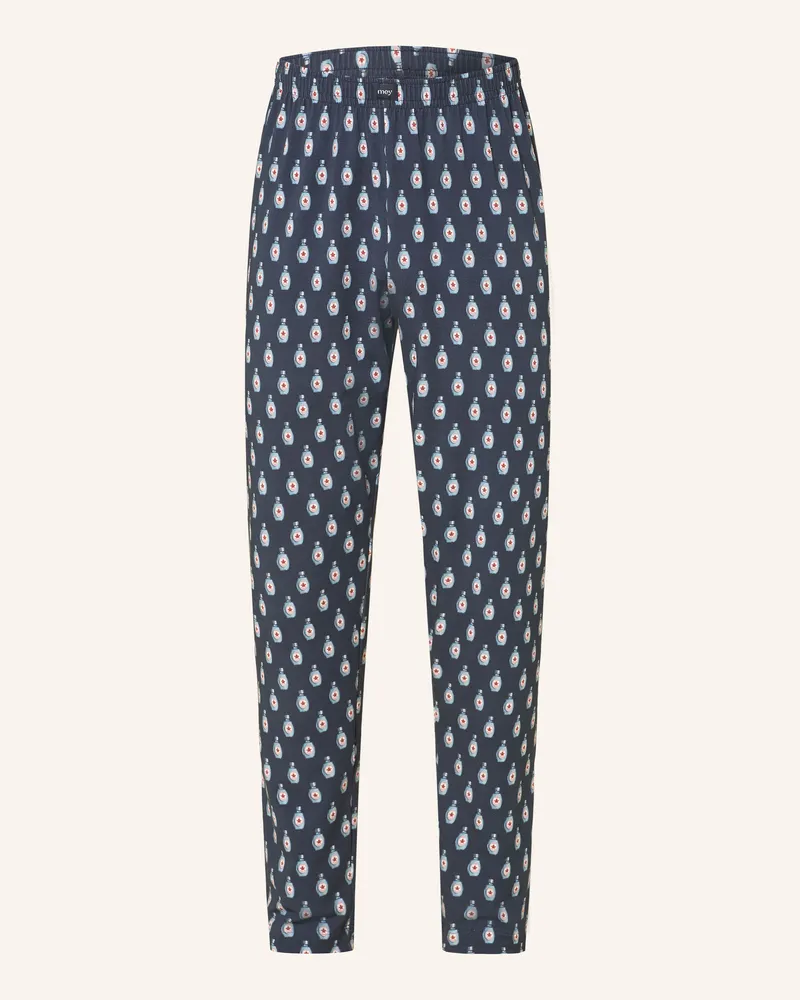 Mey Schlafhose Serie Pancake Proof blau Dunkelblau