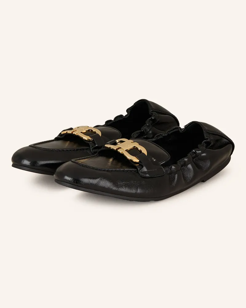 Ferragamo Lack-Loafer JODIE Schwarz
