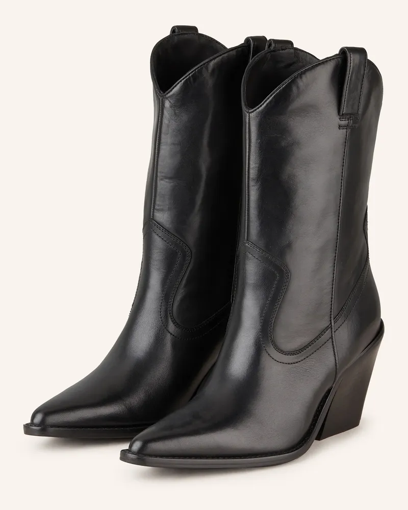 Bronx Cowboy Boots New-Kole schwarz Schwarz