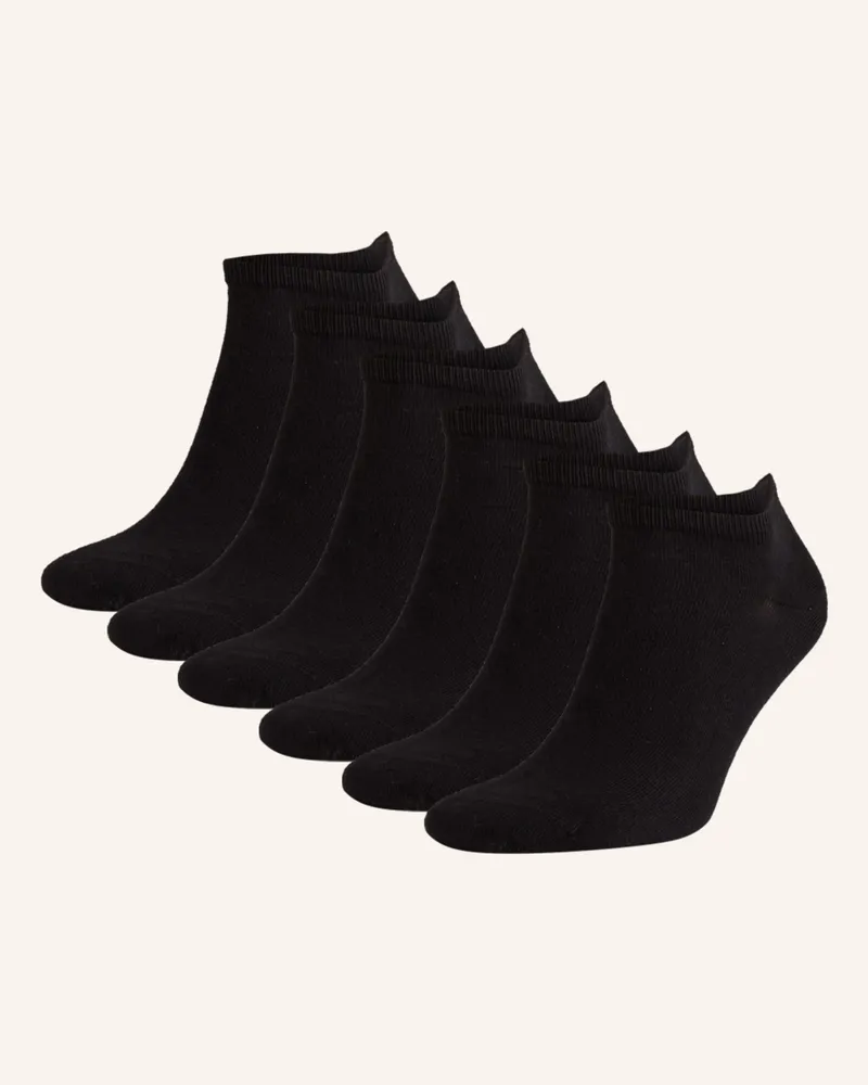 Tommy Hilfiger 6er-Pack Sneakersocken schwarz 001