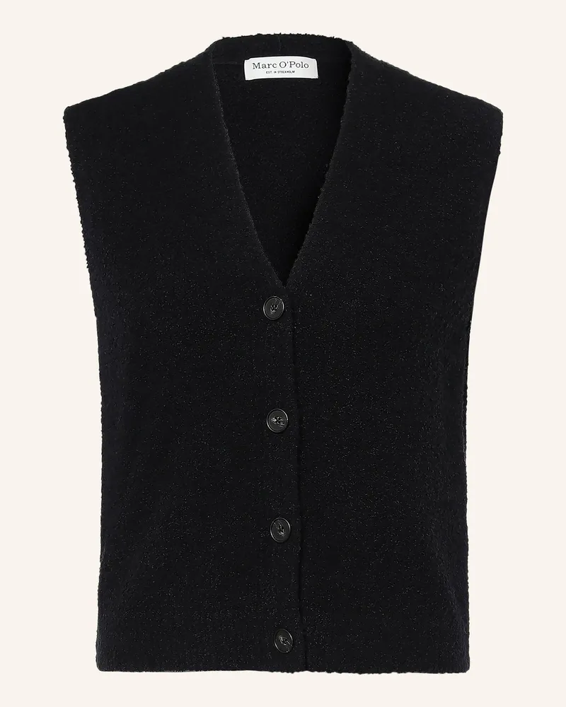 Marc O'Polo Strickweste blau Dunkelblau
