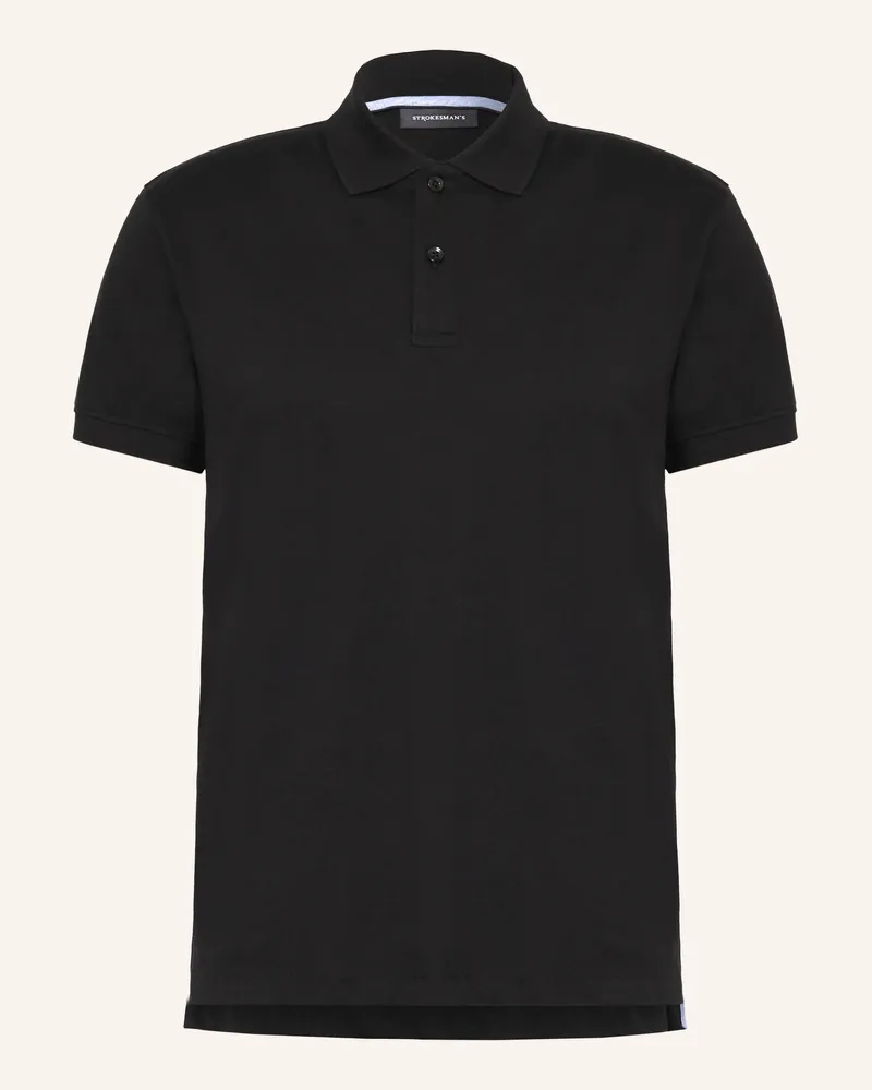 Strokesman's Piqué-Poloshirt Dunkelblau