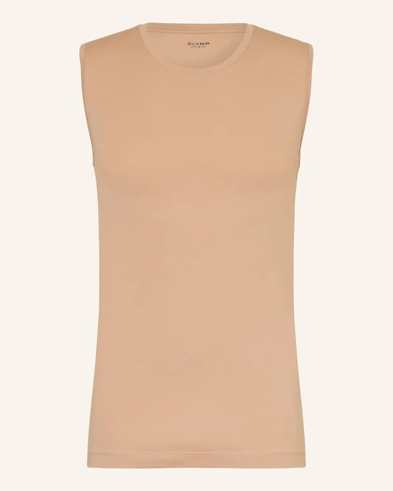 Olymp Unterhemd Level Five Body Fit braun Hellbraun