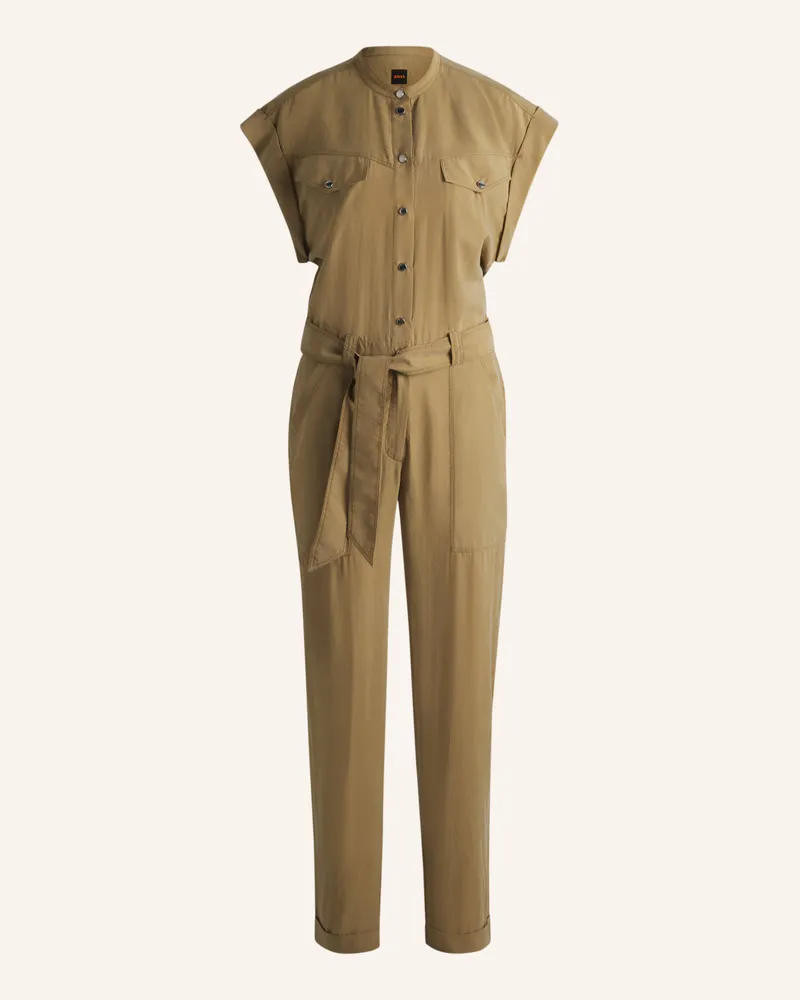 HUGO BOSS Business Kleid C_DRIDY_1 Beige