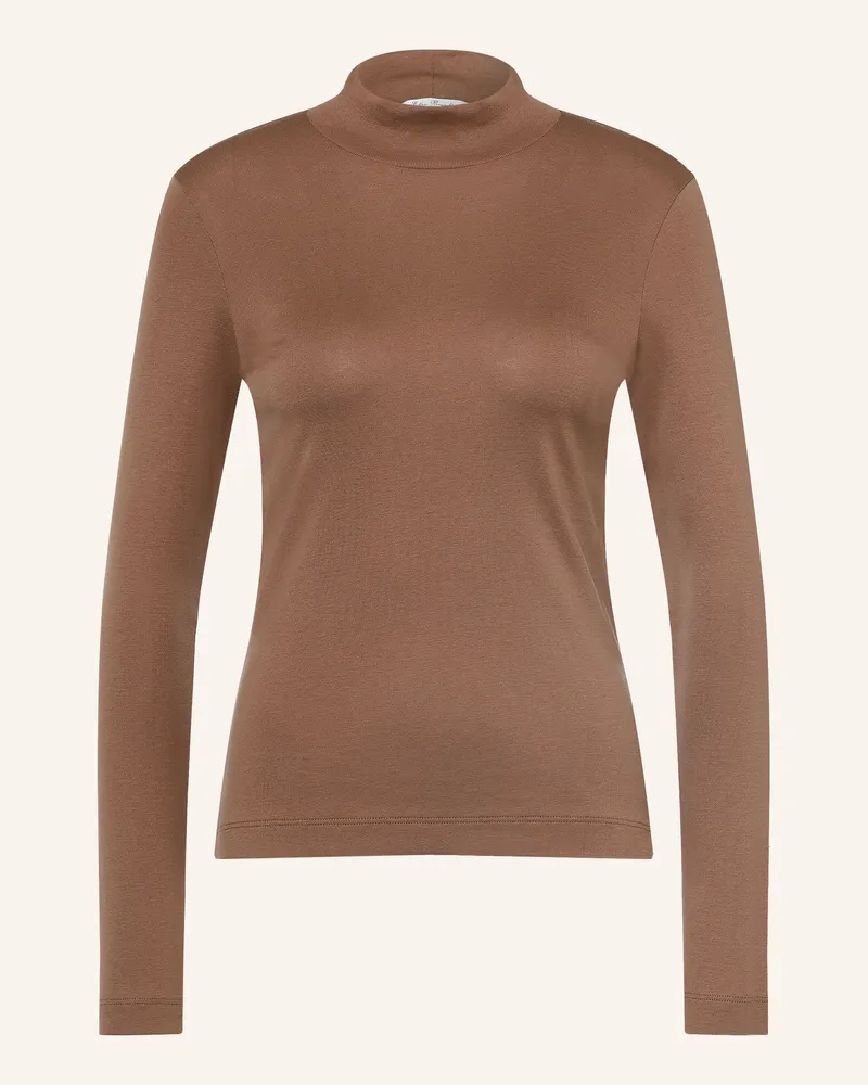 Stefan Brandt Longsleeve Elisa Turtle La Fr 30 braun Hellbraun