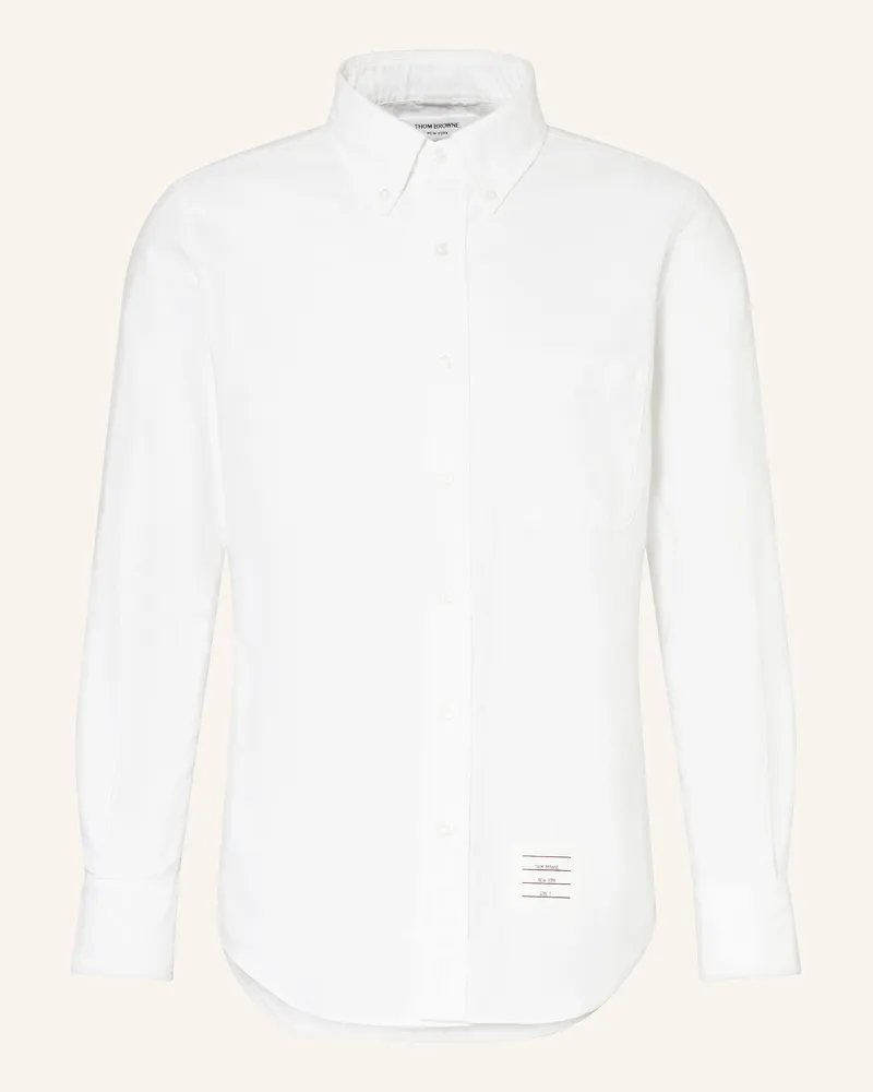 Thom Browne Oxfordhemd Straight Fit Weiss
