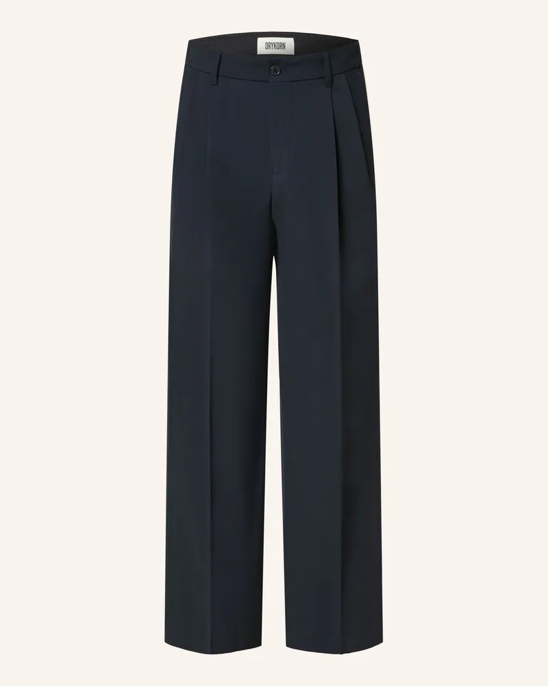 Drykorn Chino Leek_Wide Wide Fit blau Dunkelblau