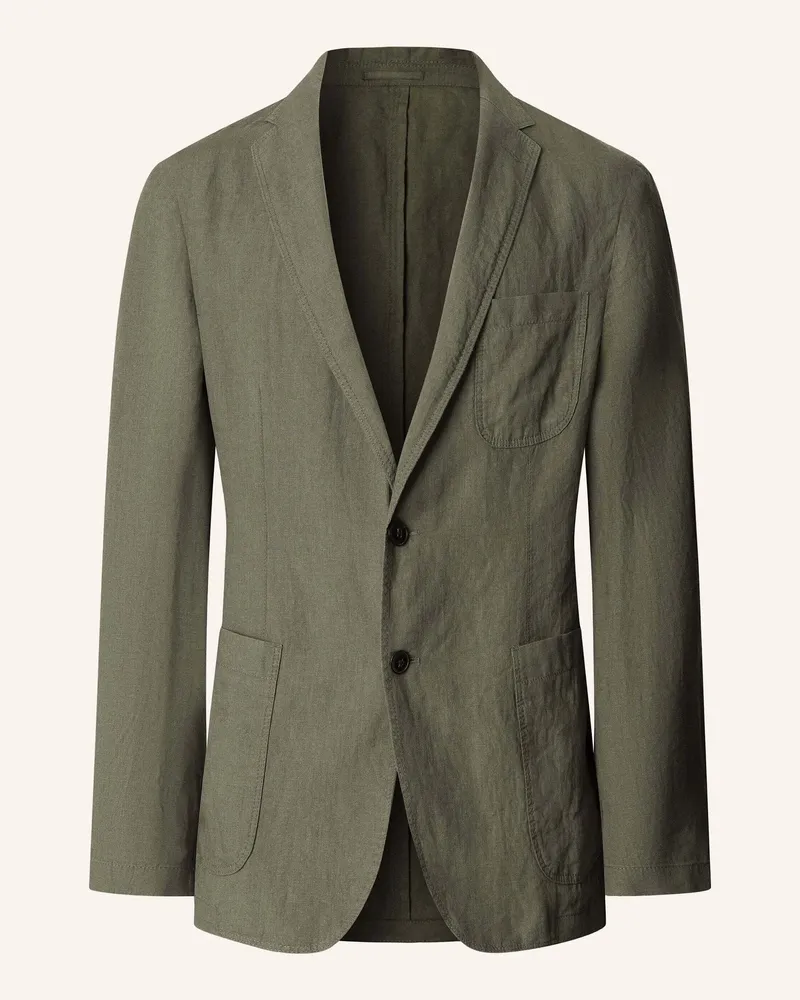 Hackett Blazer GMW LW LINEN BLAZER Khaki