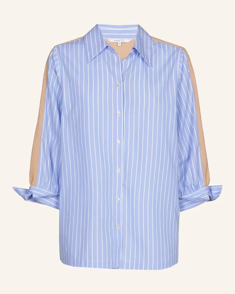 Xandres Blusen Hatriena blau Blau