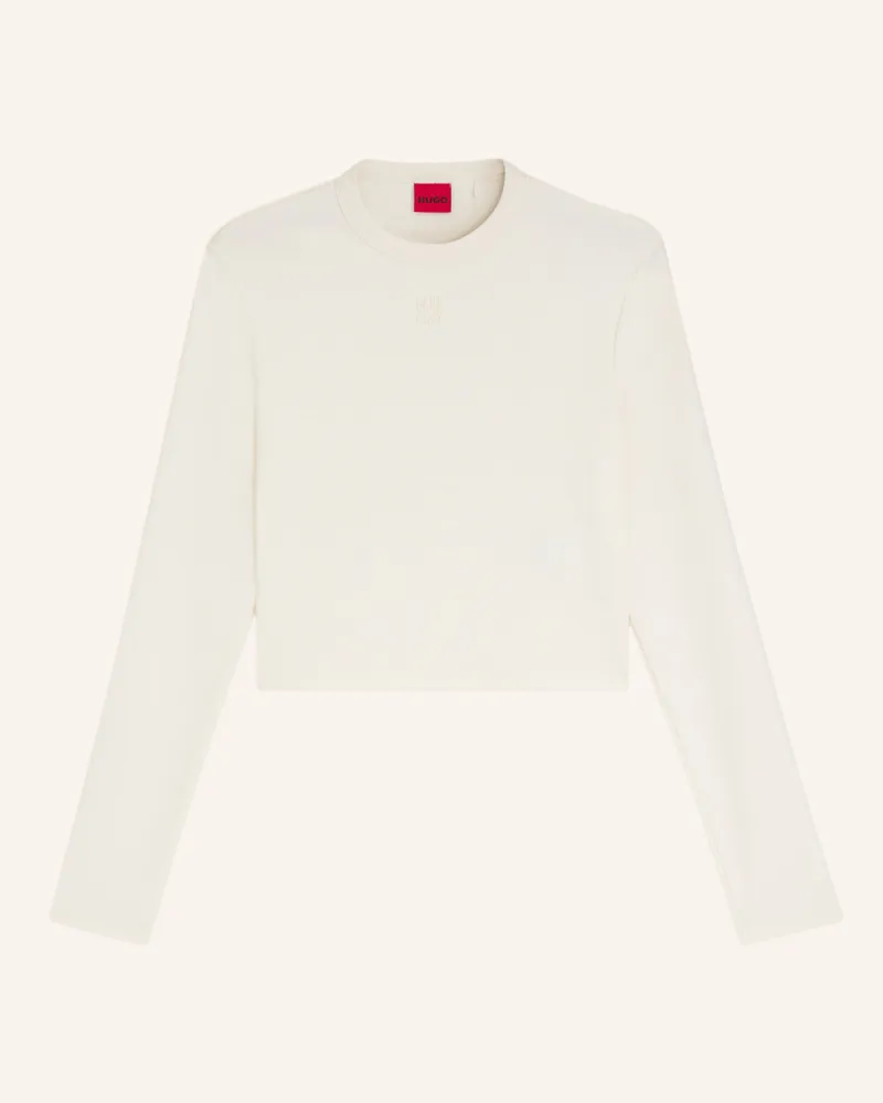 HUGO BOSS Casual Top DAFILOMENA_3 Slim Fit Weiss
